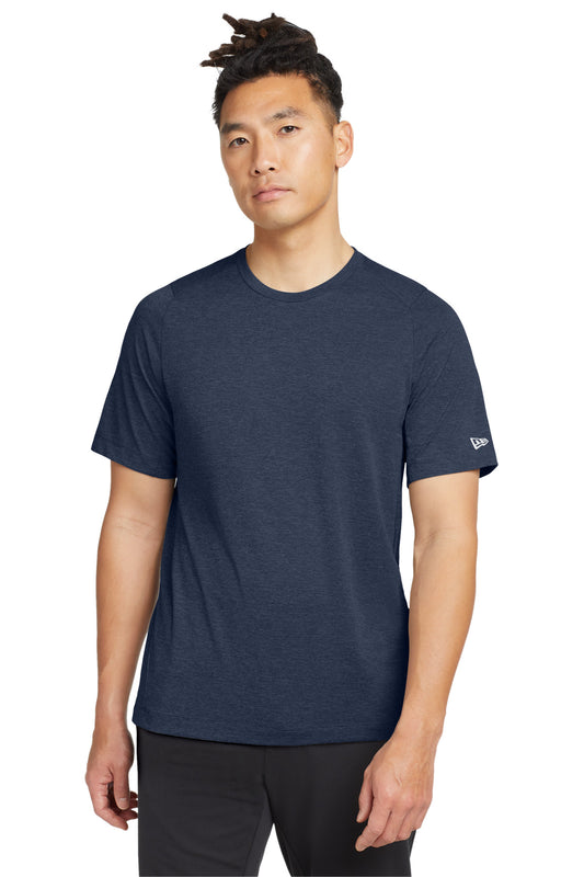 New Era  Series Performance Crew Tee. NEA200 True Navy