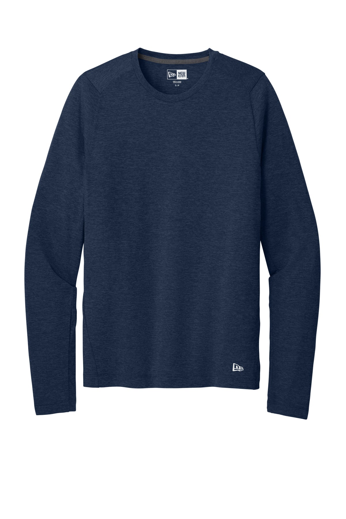 New Era  Series Performance Long Sleeve Crew Tee. NEA201 True Navy