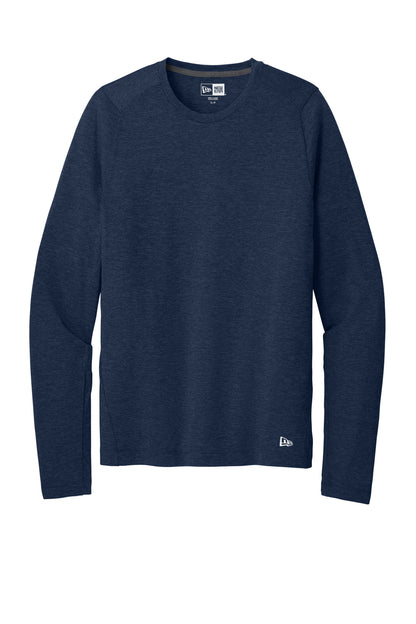 New Era  Series Performance Long Sleeve Crew Tee. NEA201 True Navy