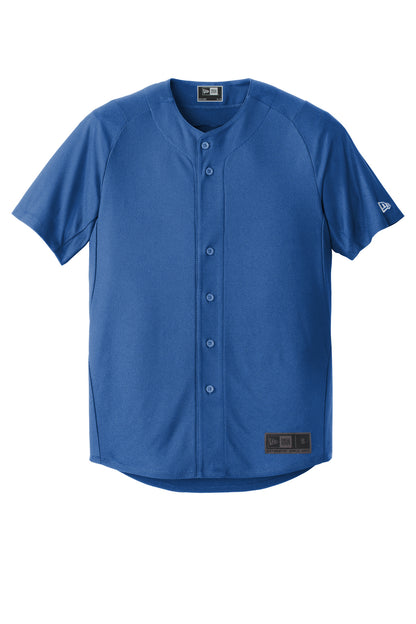 New Era  Diamond Era Full-Button Jersey. NEA220 Royal