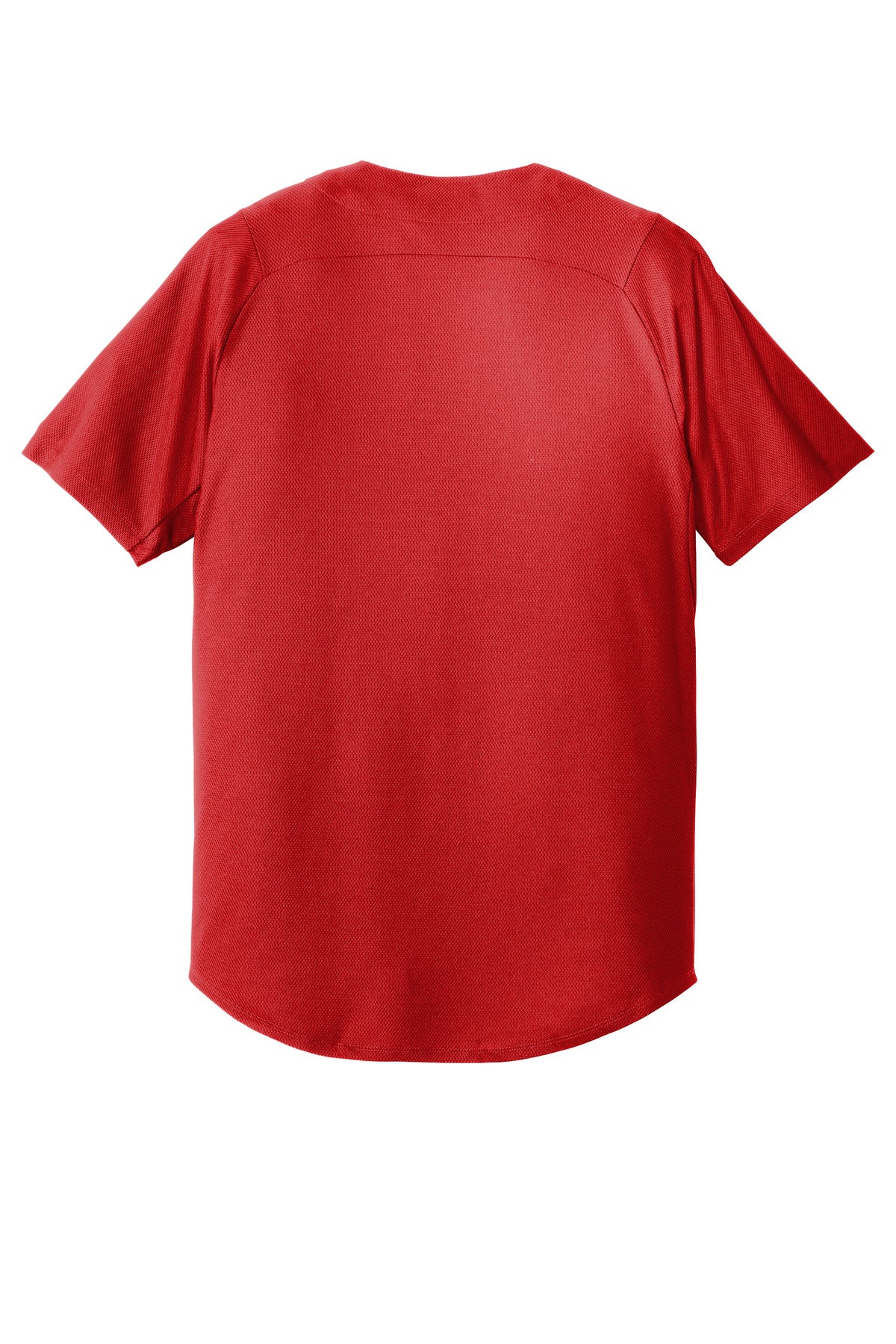 New Era  Diamond Era Full-Button Jersey. NEA220 Scarlet