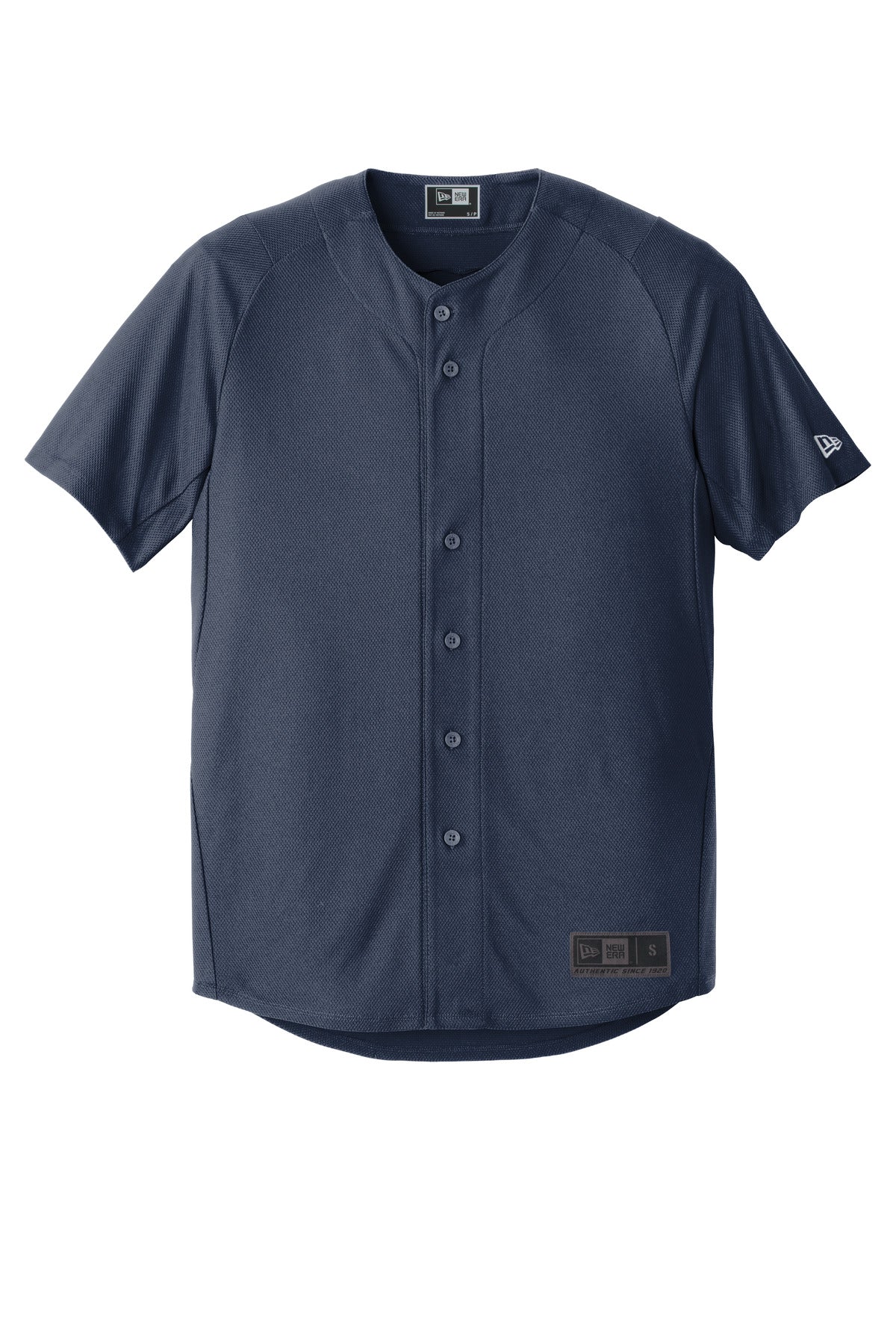 New Era  Diamond Era Full-Button Jersey. NEA220 True Navy