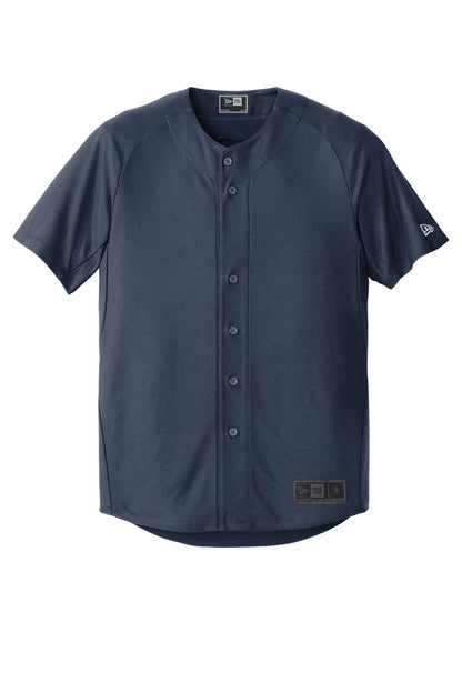 New Era  Diamond Era Full-Button Jersey. NEA220 True Navy