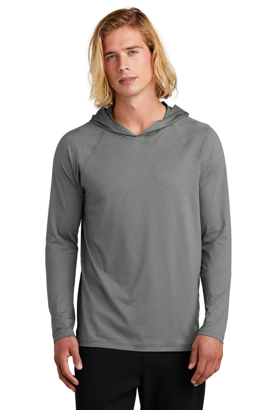 New Era Power Long Sleeve Hoodie NEA229 Shadow Grey Heather