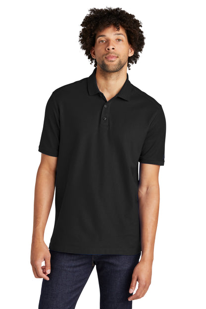 New Era  Venue Home Plate Polo. NEA300 Black