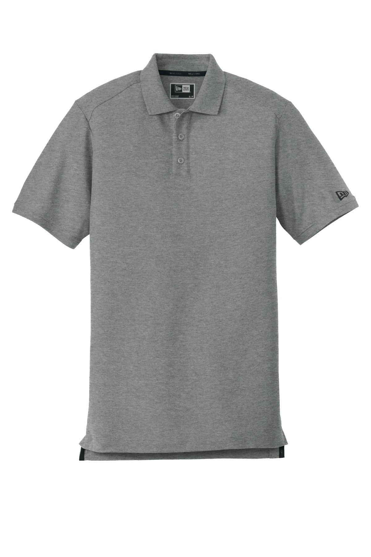 New Era  Venue Home Plate Polo. NEA300 Graphite Heather