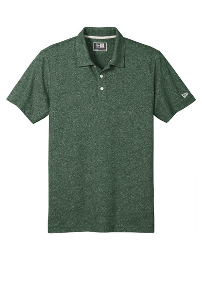 New Era  Slub Twist Polo NEA301 Dark Green Twist