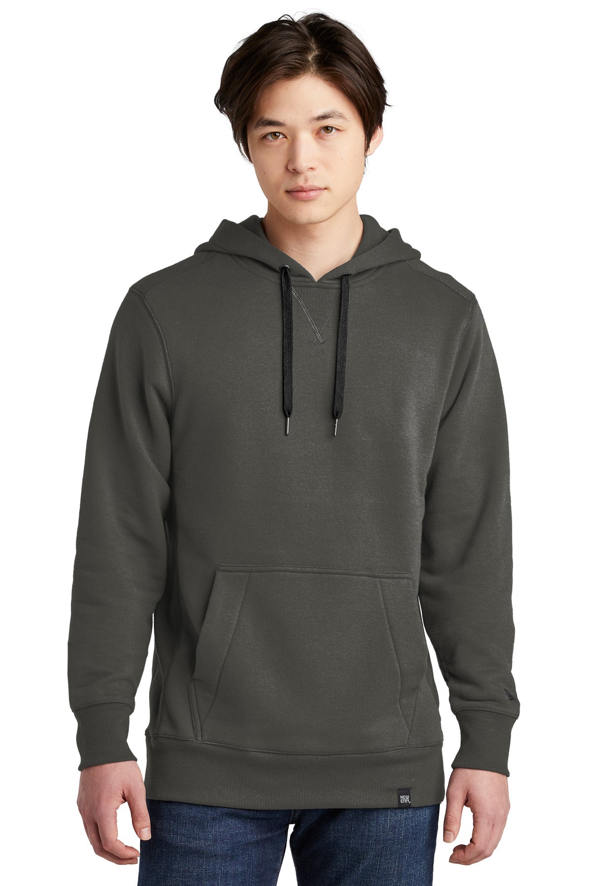 New Era  French Terry Pullover Hoodie. NEA500 Graphite