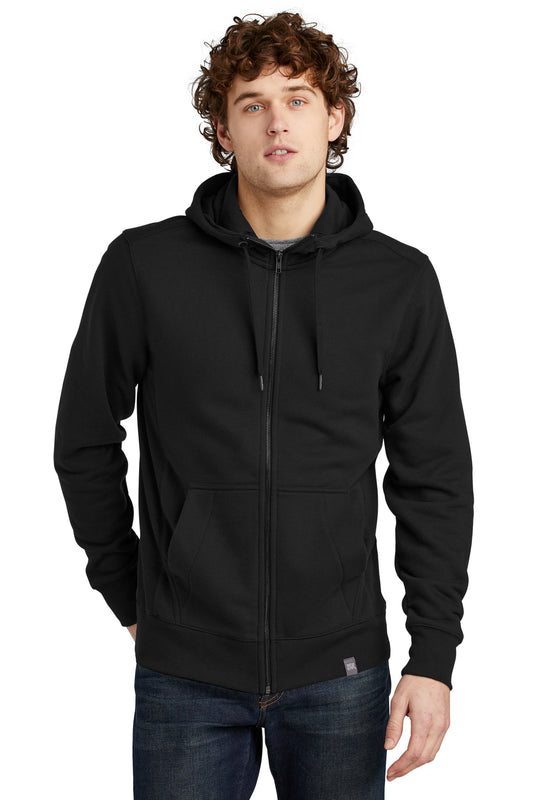 New Era  French Terry Full-Zip Hoodie. NEA502 Black