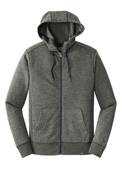 New Era  French Terry Full-Zip Hoodie. NEA502 Black Twist