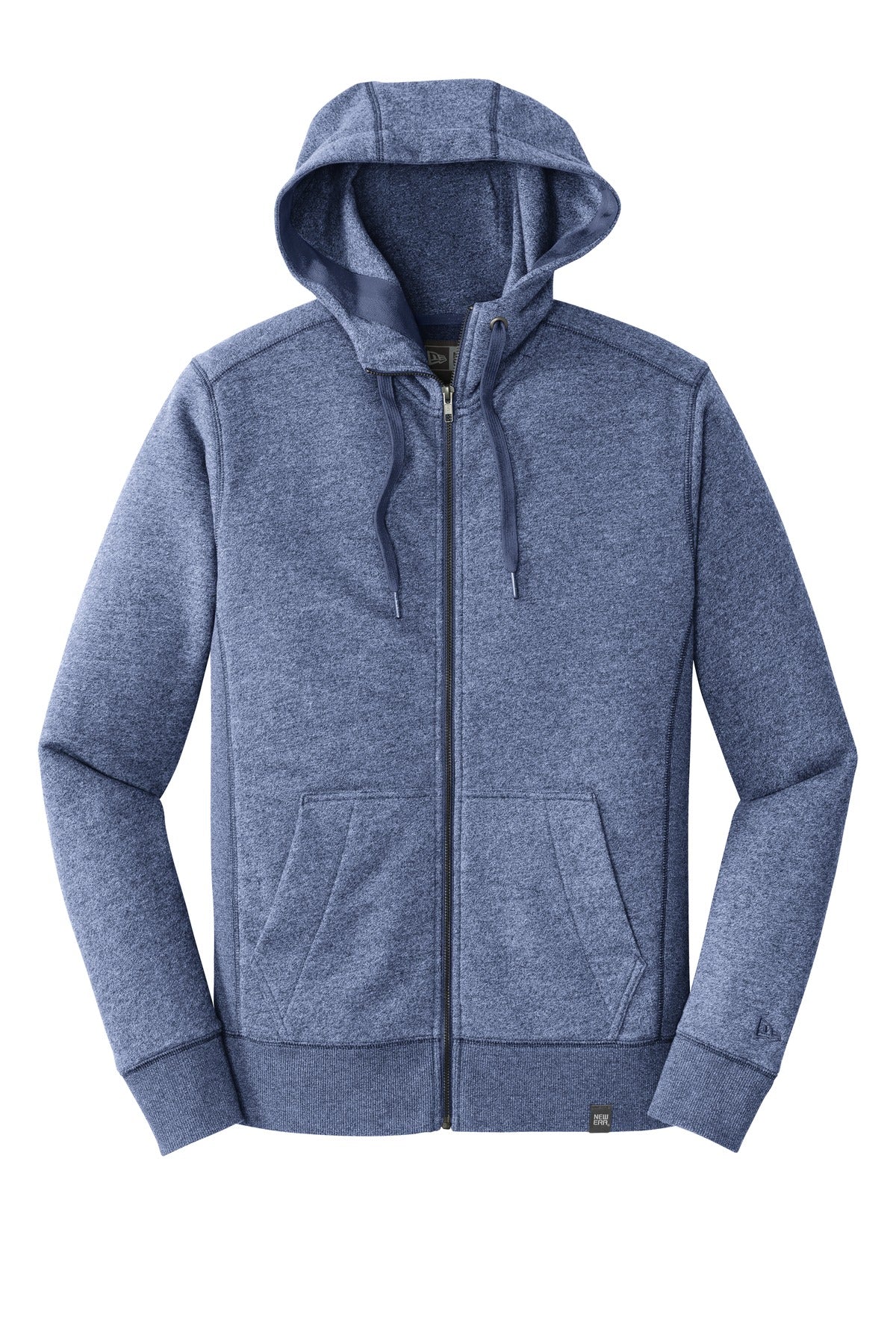 New Era  French Terry Full-Zip Hoodie. NEA502 Dark Royal Twist