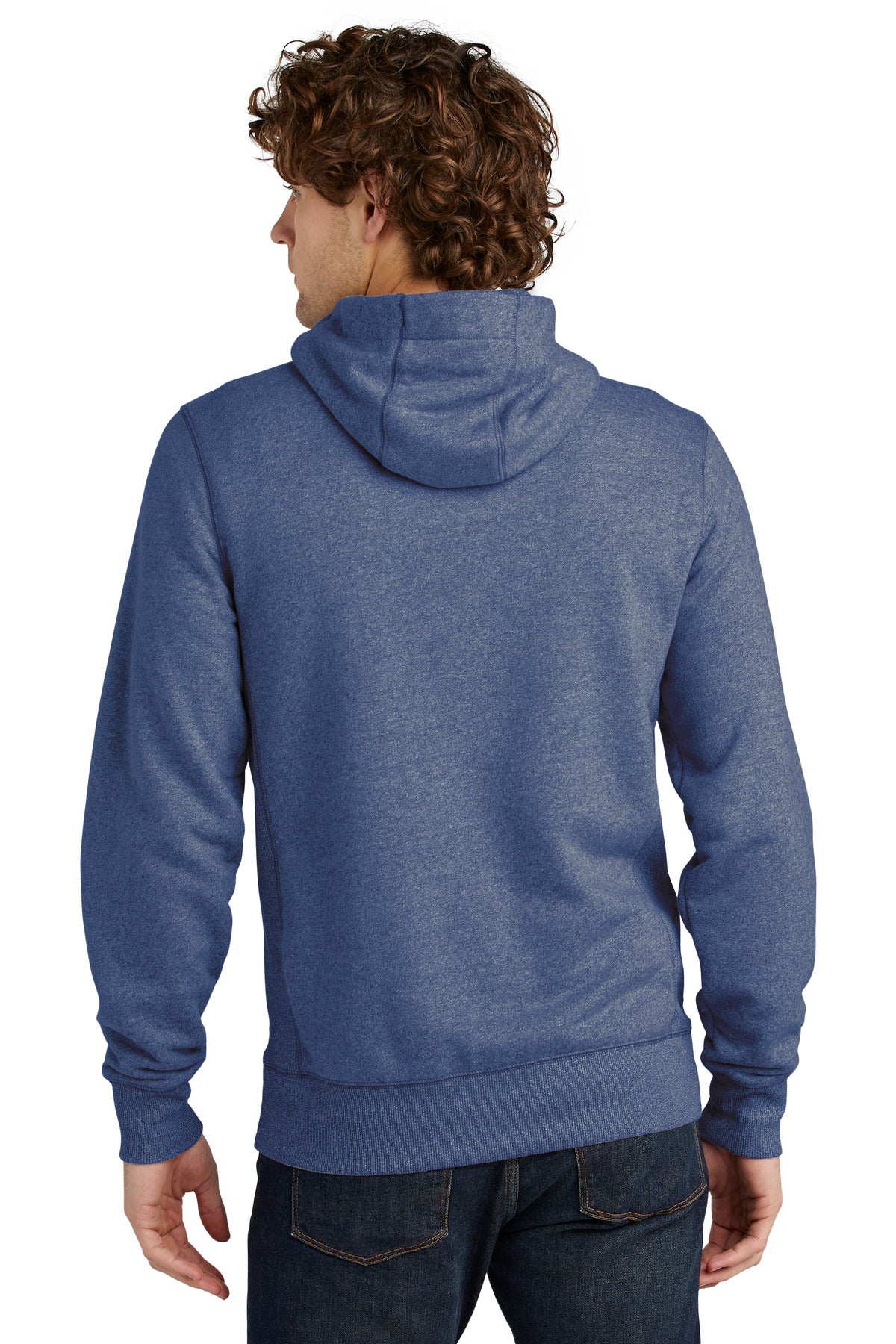 New Era  French Terry Full-Zip Hoodie. NEA502 Dark Royal Twist