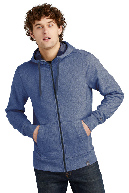 New Era  French Terry Full-Zip Hoodie. NEA502 Dark Royal Twist