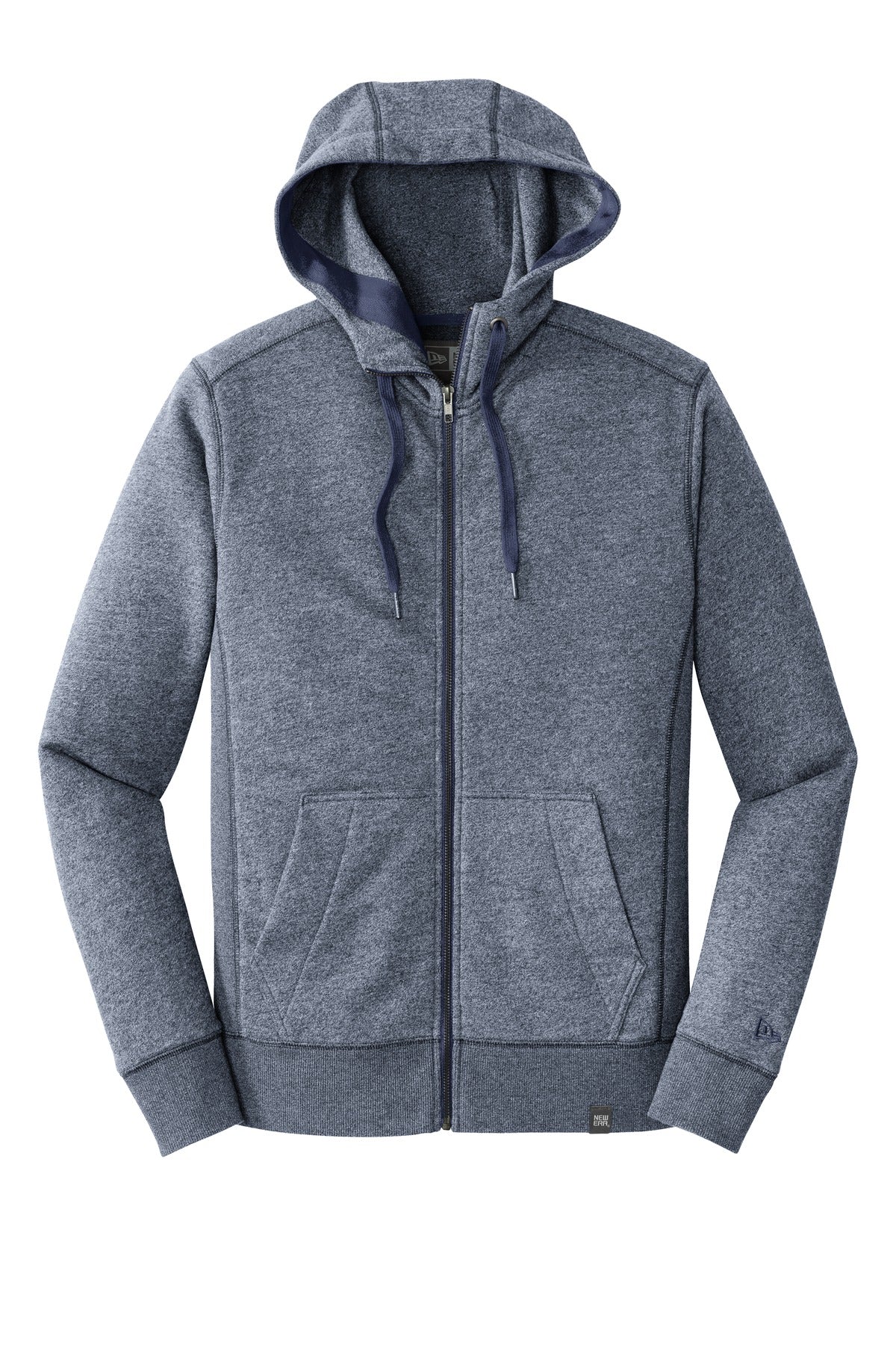New Era  French Terry Full-Zip Hoodie. NEA502 True Navy Twist