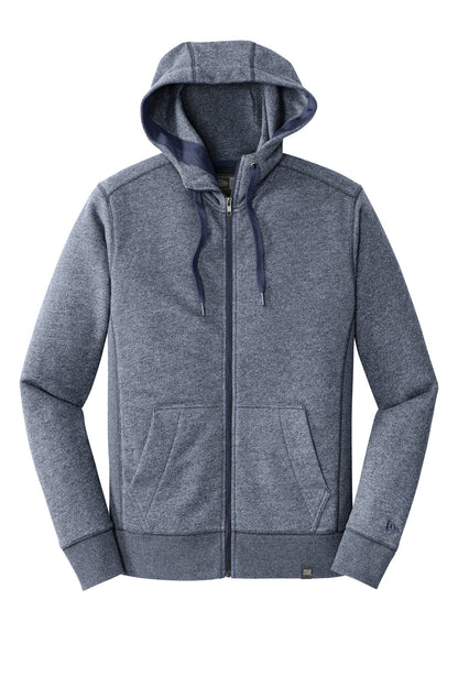 New Era  French Terry Full-Zip Hoodie. NEA502 True Navy Twist