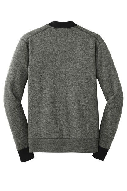 New Era  French Terry Baseball Full-Zip. NEA503 Black Twist/ Black