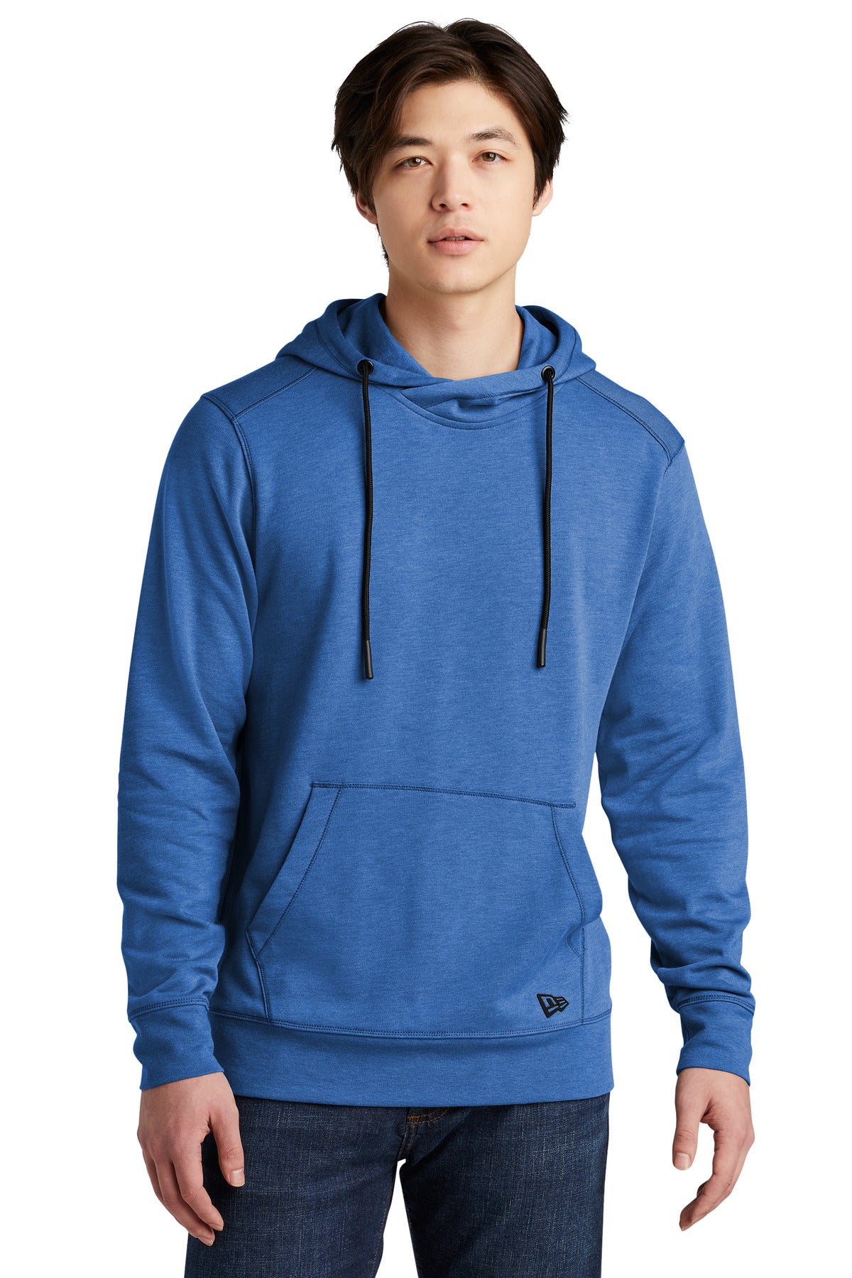 New Era  Tri-Blend Fleece Pullover Hoodie. NEA510 Royal Heather