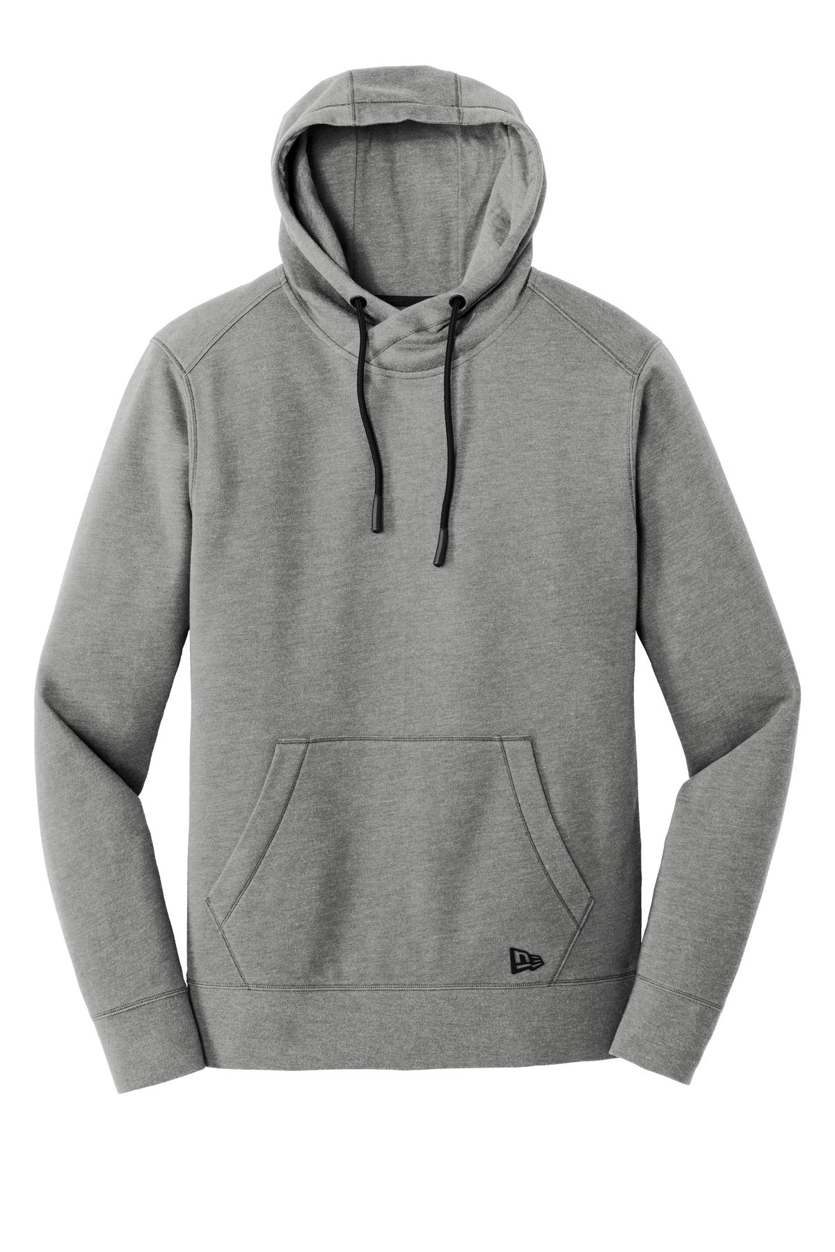 New Era  Tri-Blend Fleece Pullover Hoodie. NEA510 Shadow Grey Heather