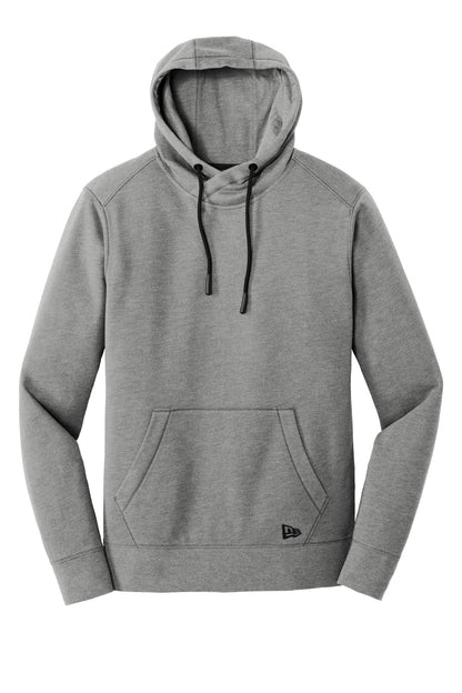 New Era  Tri-Blend Fleece Pullover Hoodie. NEA510 Shadow Grey Heather