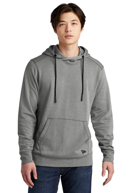New Era  Tri-Blend Fleece Pullover Hoodie. NEA510 Shadow Grey Heather