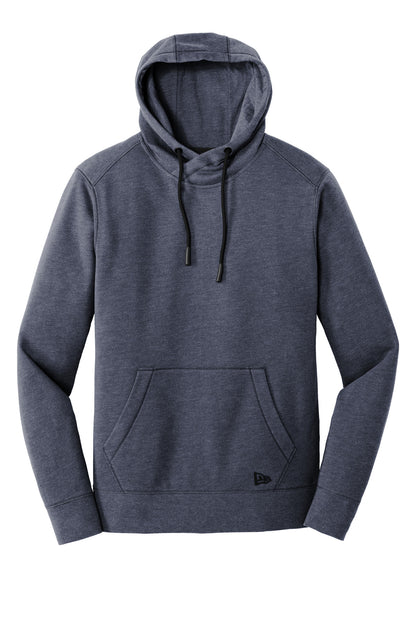 New Era  Tri-Blend Fleece Pullover Hoodie. NEA510 True Navy Heather
