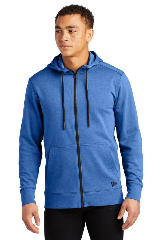 New Era  Tri-Blend Fleece Full-Zip HoodieNEA511 Royal Heather
