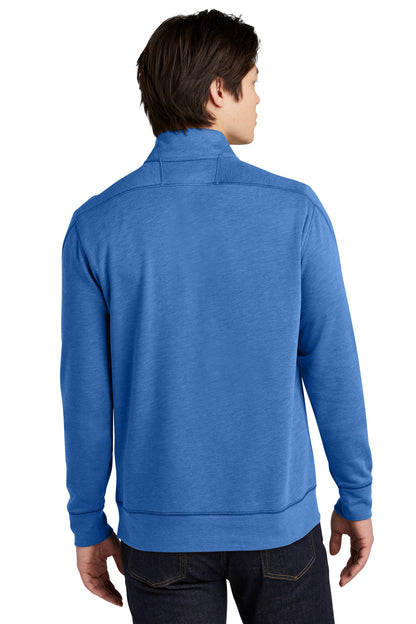 New Era  Tri-Blend Fleece 1/4-Zip Pullover. NEA512 Royal Heather