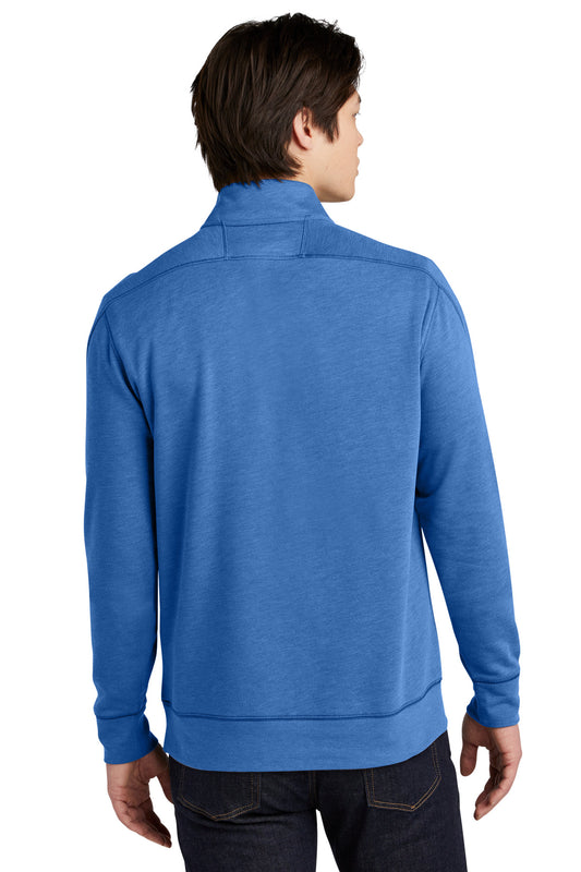 New Era  Tri-Blend Fleece 1/4-Zip Pullover. NEA512 Royal Heather