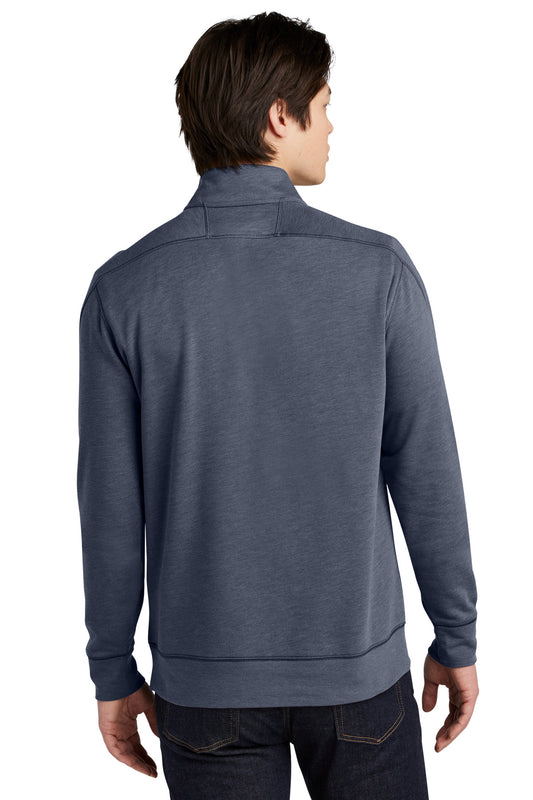 New Era  Tri-Blend Fleece 1/4-Zip Pullover. NEA512 True Navy Heather
