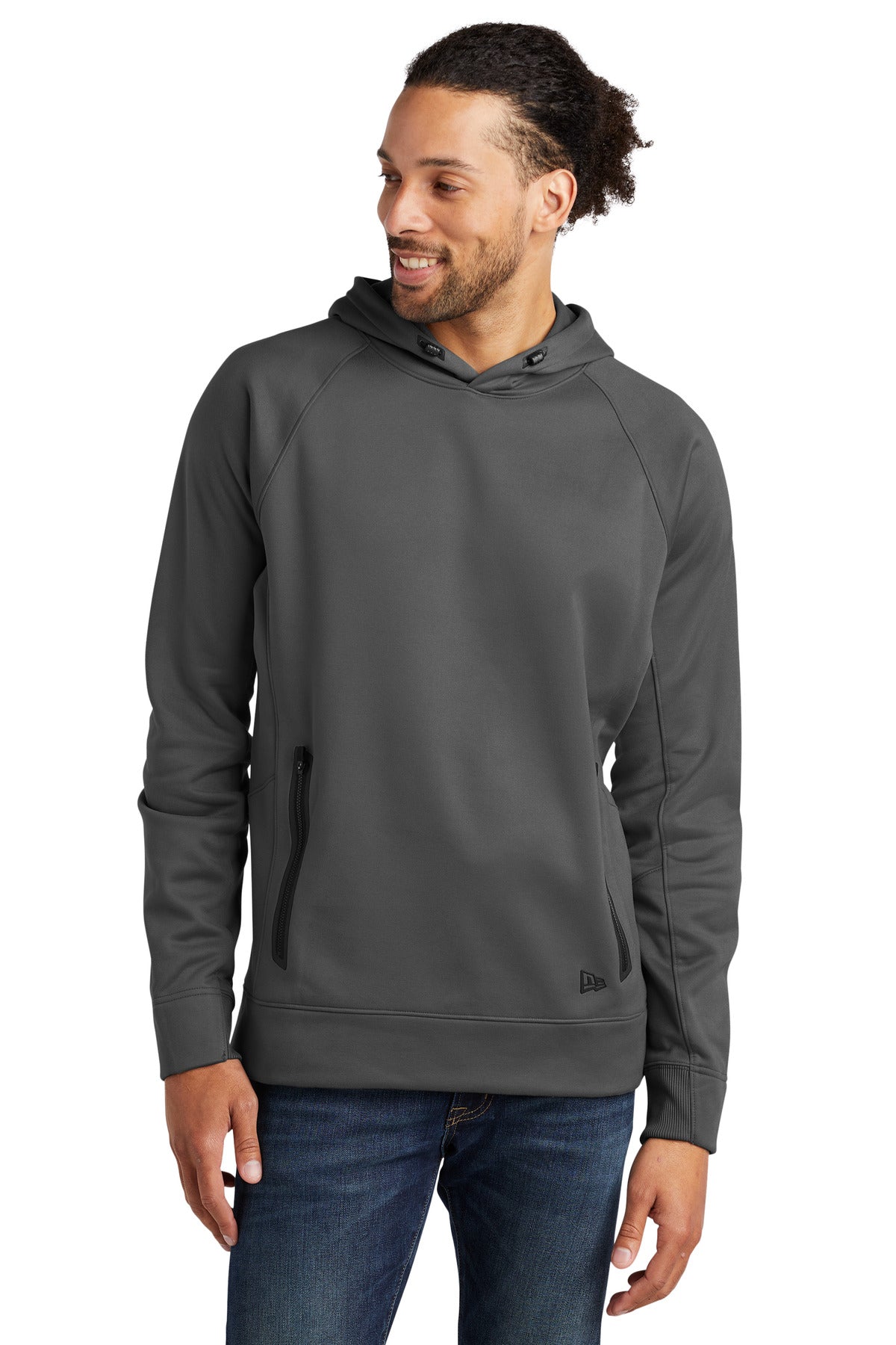 New Era  Venue Fleece Pullover Hoodie. NEA520 Graphite