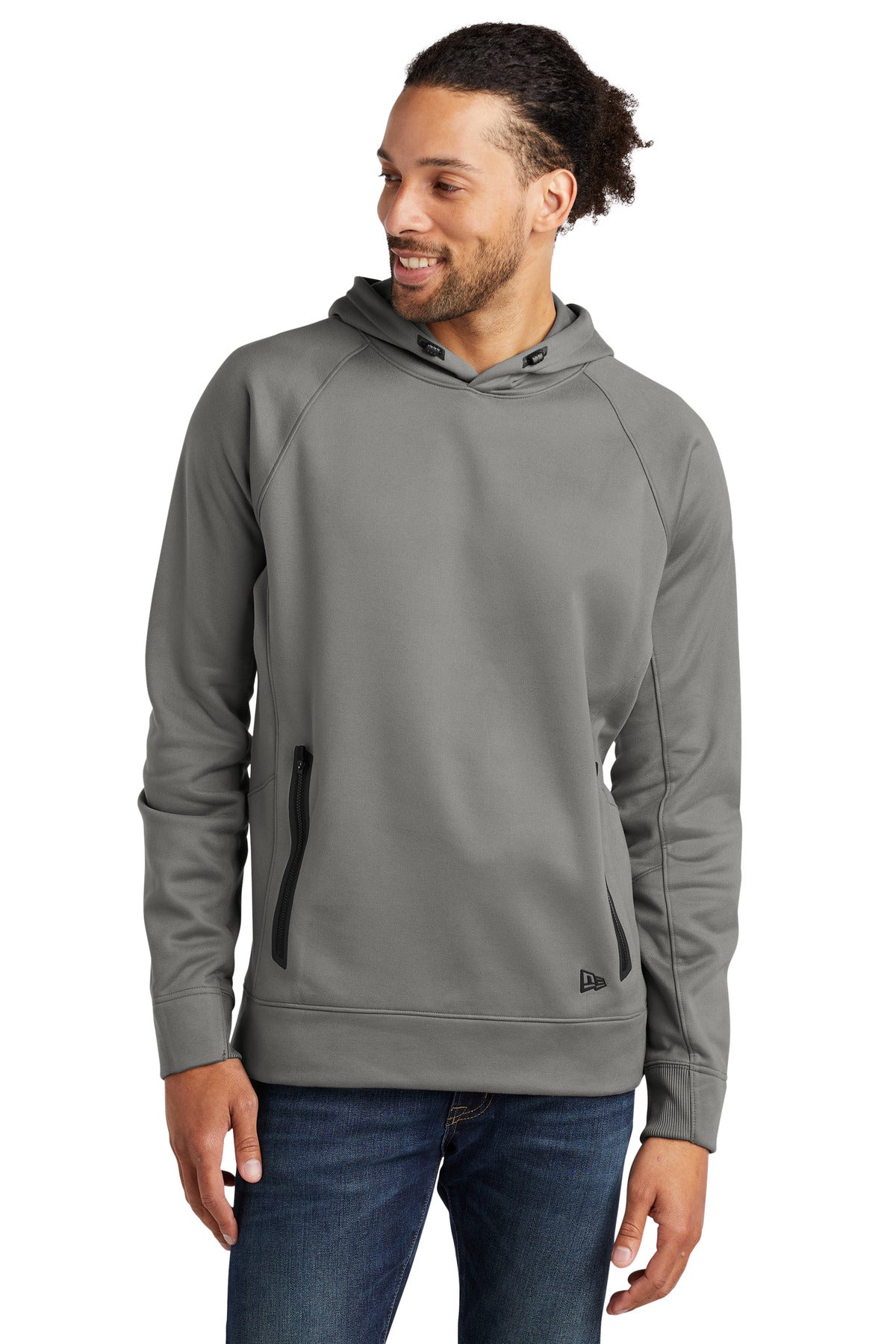 New Era  Venue Fleece Pullover Hoodie. NEA520 Shadow Grey