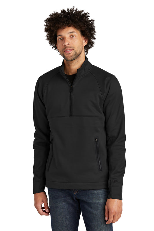 New Era  Venue Fleece 1/4-Zip Pullover. NEA523 Black
