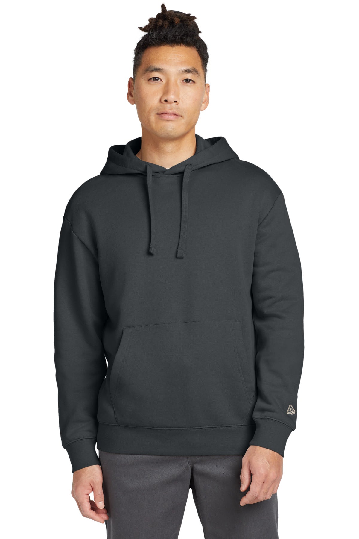 New Era Heritage Fleece Pullover Hoodie NEA525 Graphite
