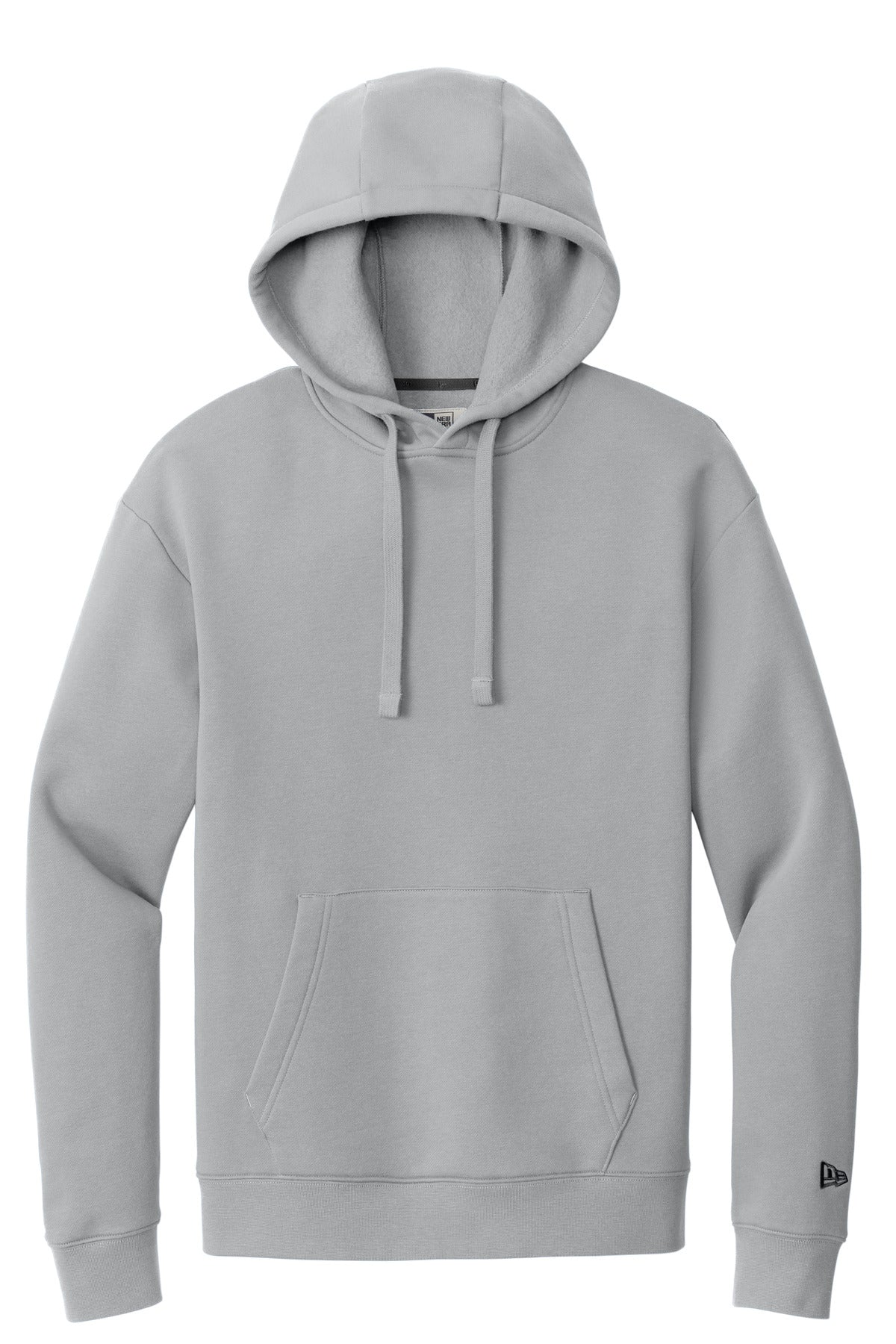 New Era Heritage Fleece Pullover Hoodie NEA525 Rainstorm Grey