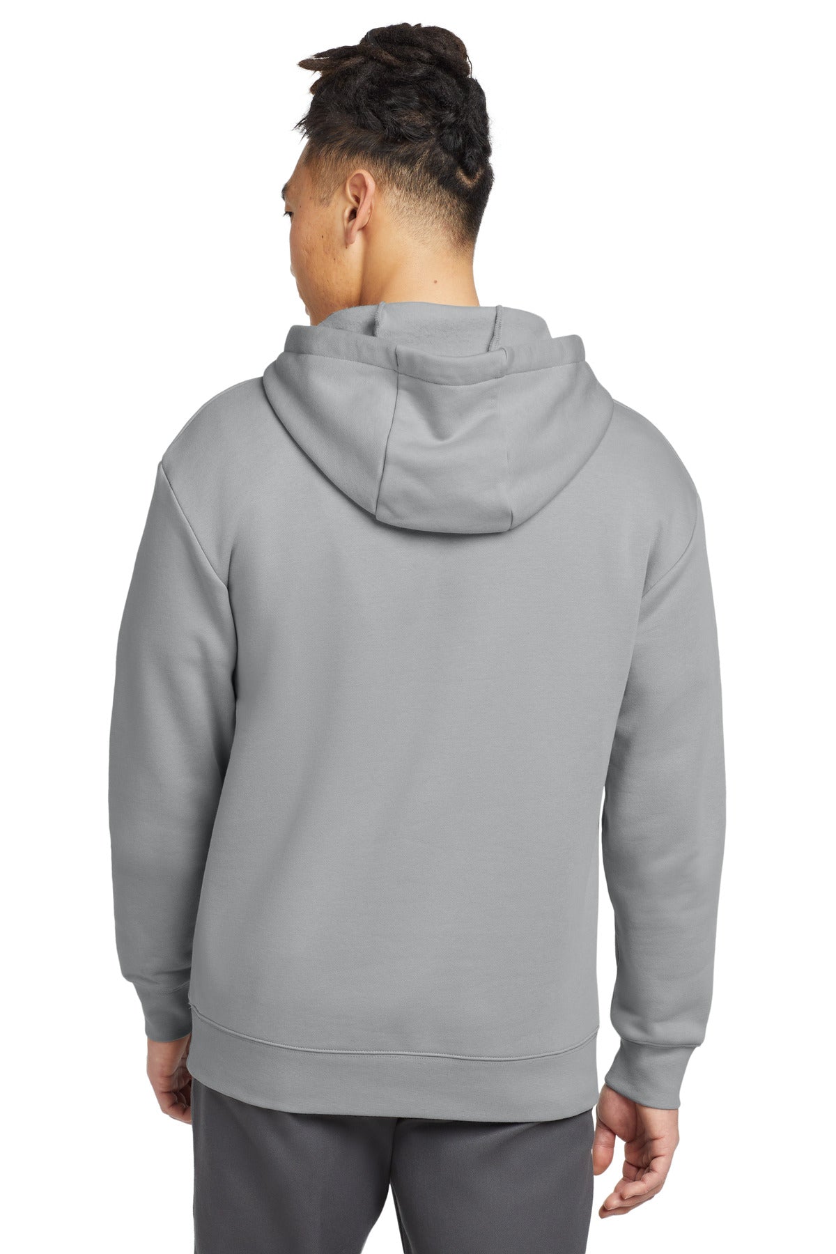 New Era Heritage Fleece Pullover Hoodie NEA525 Rainstorm Grey
