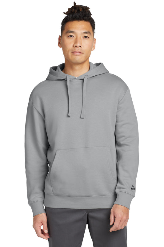 New Era Heritage Fleece Pullover Hoodie NEA525 Rainstorm Grey