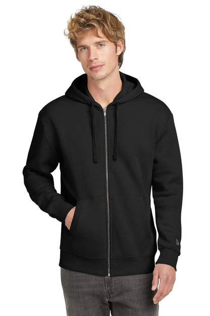 New Era Heritage Fleece Full-Zip Hoodie NEA526 Black