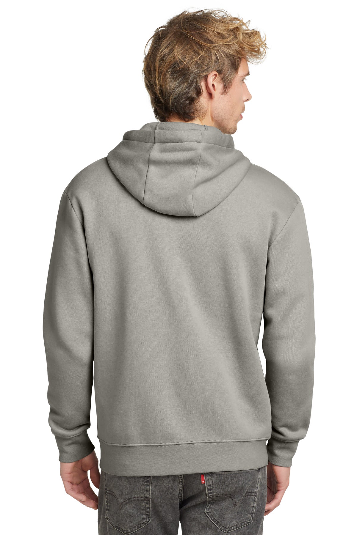 New Era Heritage Fleece Full-Zip Hoodie NEA526 Rainstorm Grey