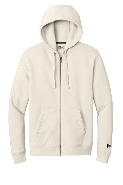 New Era Heritage Fleece Full-Zip Hoodie NEA526 Soft Beige