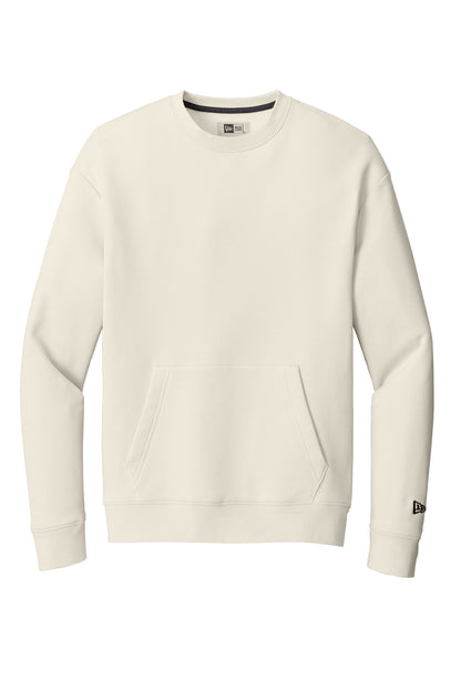 New Era Heritage Fleece Pocket Crew NEA527 Soft Beige