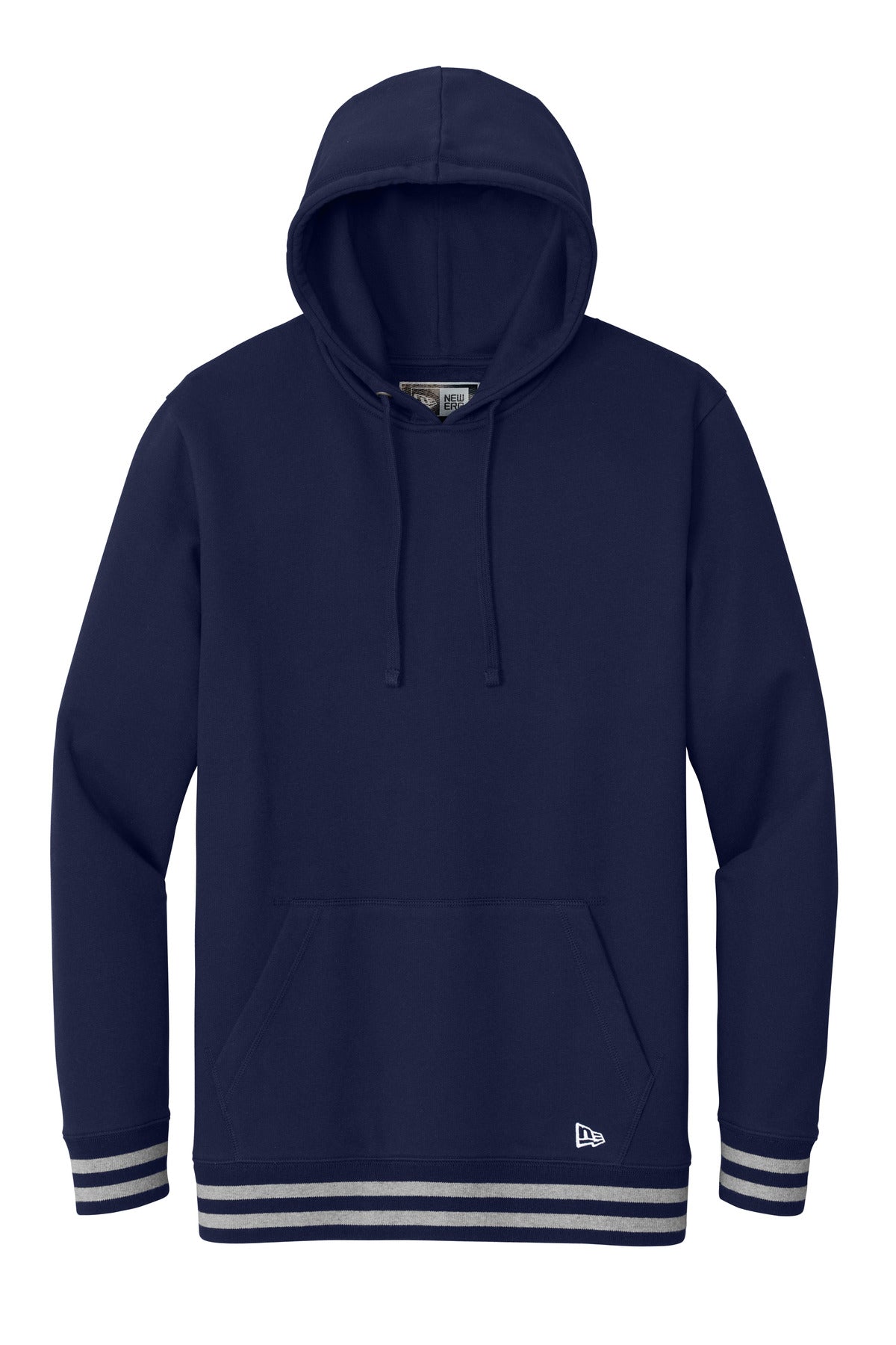 New Era Comeback Fleece Pullover Hoodie NEA550 True Navy/ Athletic Heather