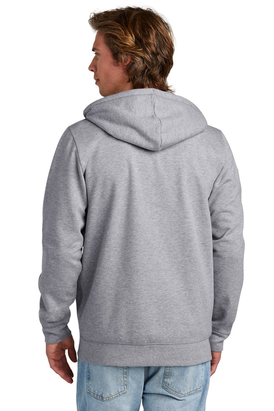 New Era Comeback Fleece Full-Zip Hoodie NEA551 Athletic Heather