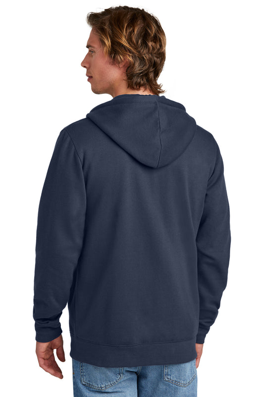 New Era Comeback Fleece Full-Zip Hoodie NEA551 True Navy
