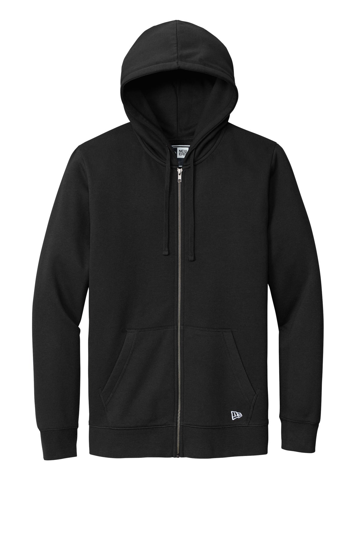 New Era Comeback Fleece Full-Zip Hoodie NEA551 Black