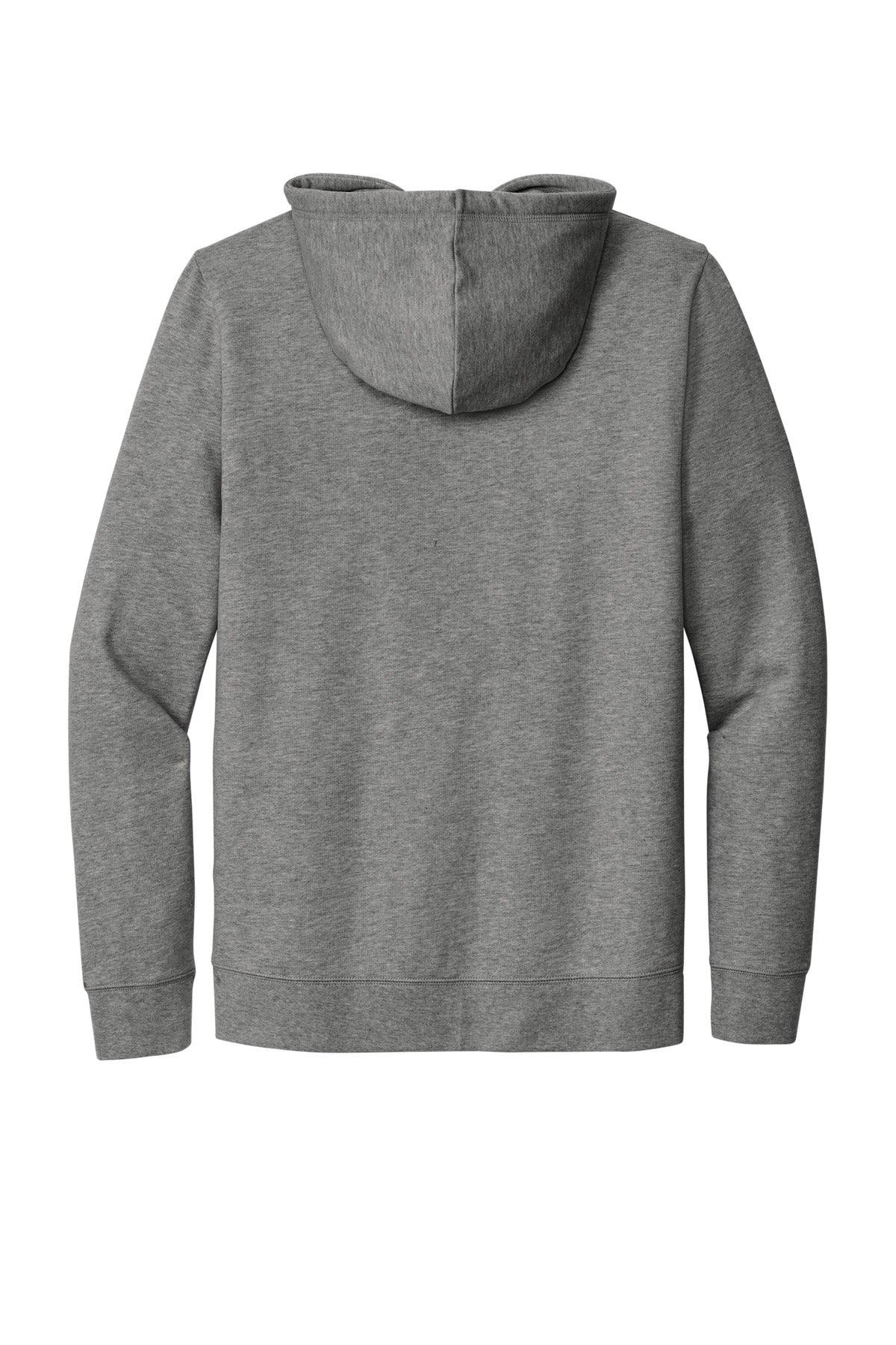 New Era Comeback Fleece Full-Zip Hoodie NEA551 Dark Heather Grey