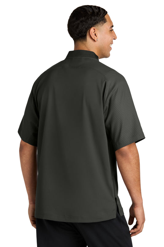 New Era  Cage Short Sleeve 1/4-Zip Jacket. NEA600 Black