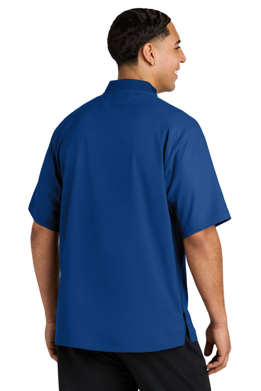 New Era  Cage Short Sleeve 1/4-Zip Jacket. NEA600 Royal