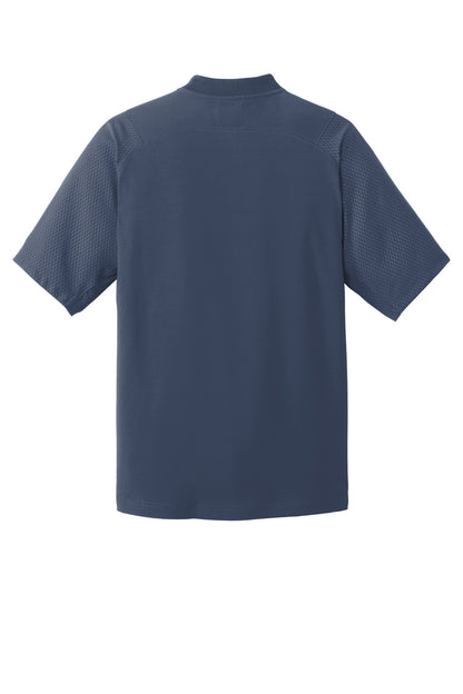New Era  Cage Short Sleeve 1/4-Zip Jacket. NEA600 True Navy