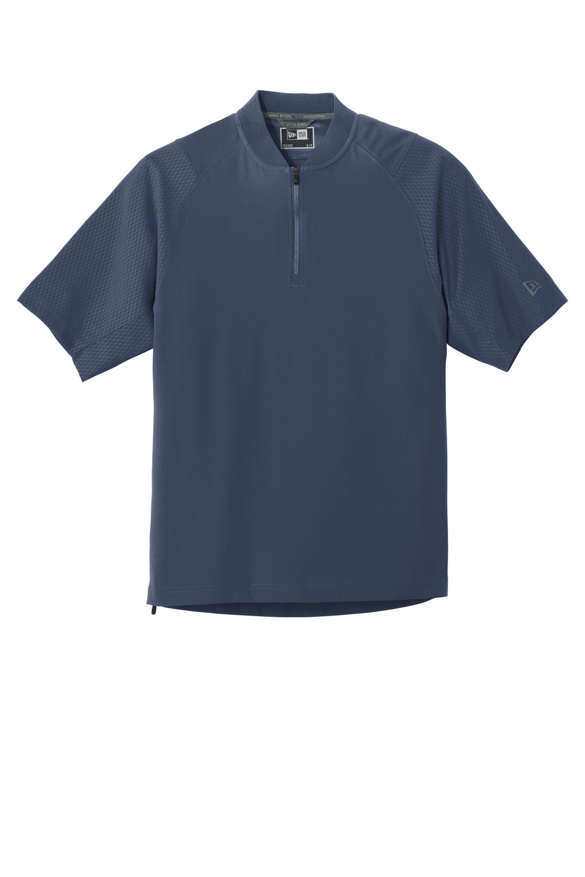 New Era  Cage Short Sleeve 1/4-Zip Jacket. NEA600 True Navy