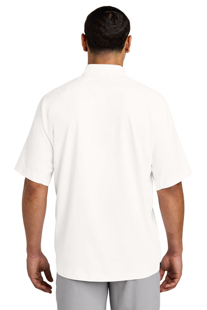New Era  Cage Short Sleeve 1/4-Zip Jacket. NEA600 White